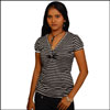 Black Top with White Strips - Click here to View more details about this Product